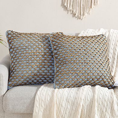 "Boho Living" + Jada Collection 2-Piece Indoor / Outdoor Pillow Covers