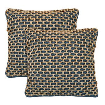 "Boho Living" + Jada Collection 2 pc Indoor / Outdoor Pillow Covers
