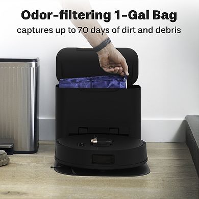 bObsweep Dustin Plus Robot Vacuum & Mop with 8000 Pa Suction & Auto-Empty Dock