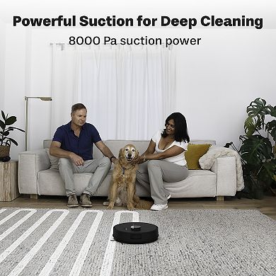 bObsweep Dustin Plus Robot Vacuum & Mop with 8000 Pa Suction & Auto-Empty Dock