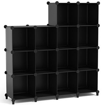 Sorbus 14-Cube Storage Organizer Cubby Shelf for Closet, Toys, Books, and More