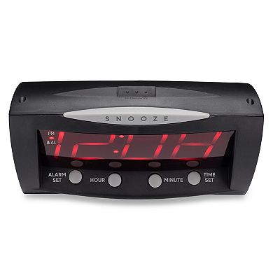 Westclox 1.8-Inch Extra Large Digit LED Alarm Clock