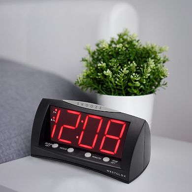 Westclox 1.8-Inch Extra Large Digit LED Alarm Clock