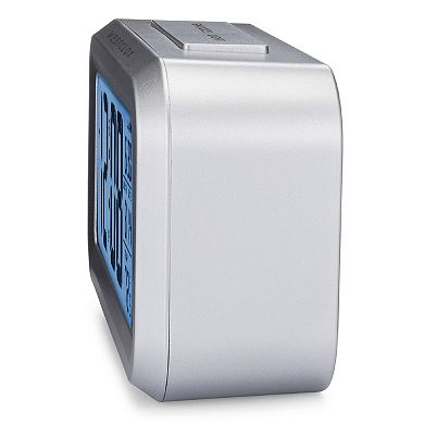 Westclox Digital LCD Alarm Clock with Date & Temperature