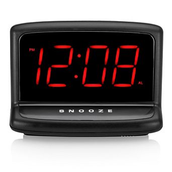 Westclox 1.4-Inch Large Digit Alarm Clock with Oversized Snooze Button