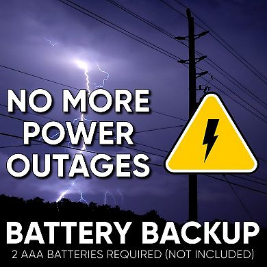 Westclox Sunrise Light LED Alarm Clock with Adjustable Brightness Display