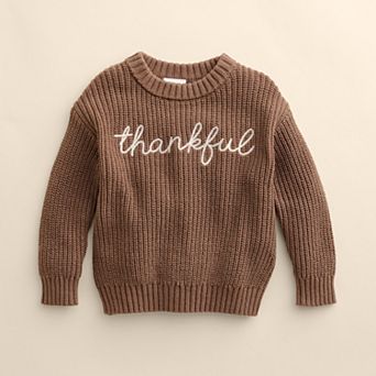 Kids 4-12 Little Co. by Lauren Conrad Thanksgiving Chunky Knit Sweater