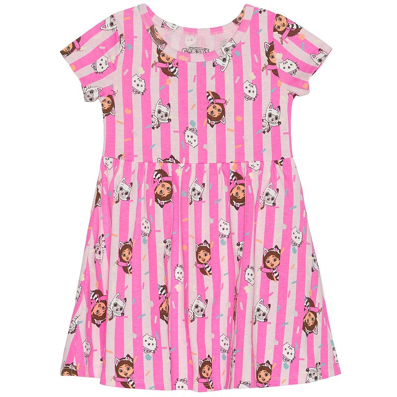 Baby & Toddler Girl Gabby's Dollhouse Short Sleeve Dress, Toddler Girl's, 