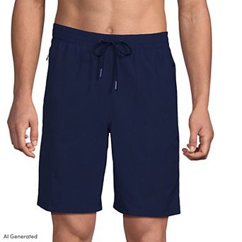 Big & Tall Lands' End 9-inch Volley Hydroliner Swim Bottoms