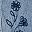 Navy Emb Floral