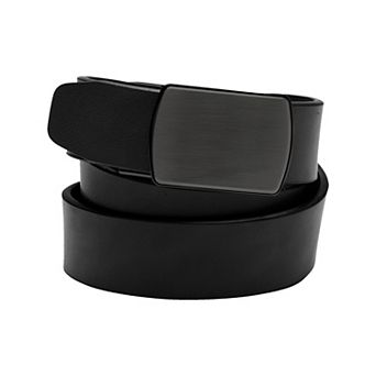 Men's Lands' End Leather Adjustable Slide Belt