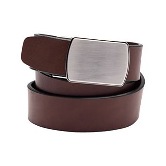 Men's Lands' End Leather Adjustable Slide Belt