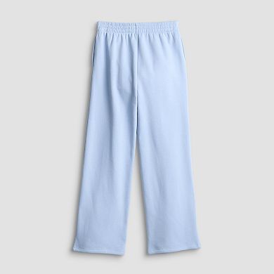 Girls 7-16 Wide Leg Fleece Pants
