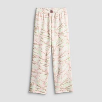 Girls 7-16 Wide Leg Fleece Pants