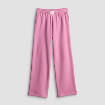 Girls 7-16 Wide Leg Fleece Pants