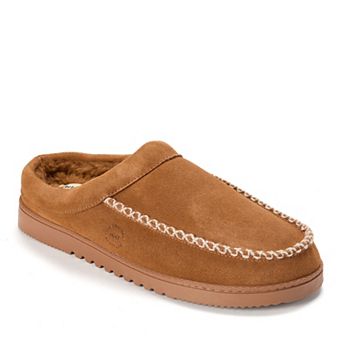 Dearfoams Beckett Men's Genuine Suede Clog Slippers