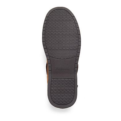 Dearfoams Keaton Men's Microfiber Suede Whipstitch Slippers