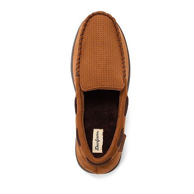 Dearfoams Keaton Men's Microfiber Suede Whipstitch Slippers