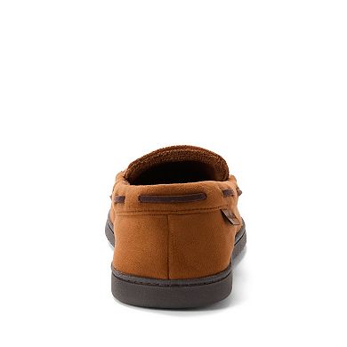 Dearfoams Keaton Men's Microfiber Suede Whipstitch Slippers