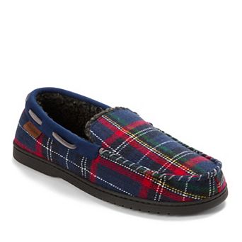 Dearfoams Keaton Men's Microfiber Suede Whipstitch Slippers