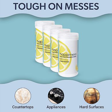 All-Purpose Multi-Surface Heavy-Duty Wipes, Bleach-Free, Extra Strong, Super Moist, Tough on Messes