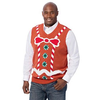 KingSize Men's Big & Tall Novelty Seasonal Vest