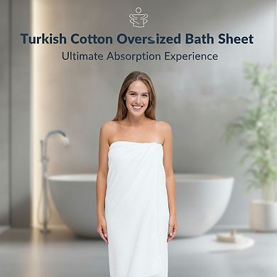 Luxury Bath Sheets Extra Large High GSM Cotton Highly Absorbent