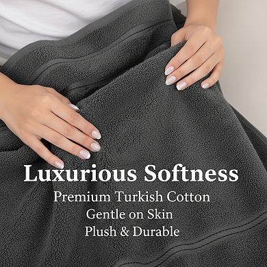 Luxury Bath Towel Set High GSM Cotton Turkish Towels for Bathroom