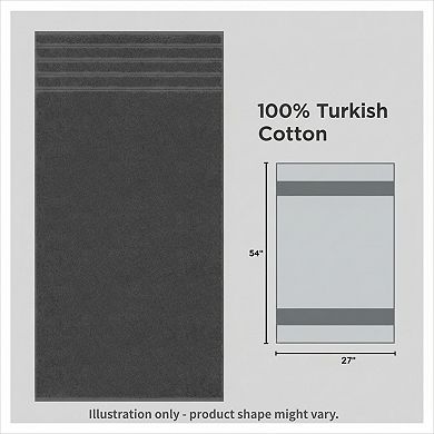 Luxury Bath Towel Set High GSM Cotton Turkish Towels for Bathroom