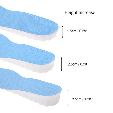 Height Increase Shoe Inserts Fit Multisize 1 Pair 0.59"