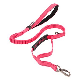 Dog Car Seatbelt 45.28"-70.08" Shock Absorbing with 2 Padded Handle 1 pc