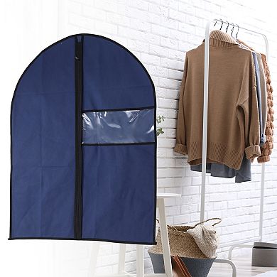 Dustproof Transparent Window Garment Bag 3 Pcs for Clothing Storage 31.5"x23.62"