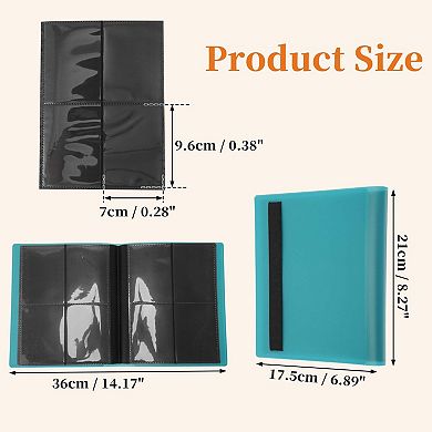 Card Binder 4 Pockets 20 Pages 160 Card Capacity Card Album 1Pc