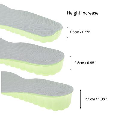 Height Increase Shoe Inserts Fit Shoe 1Pair 0.59"