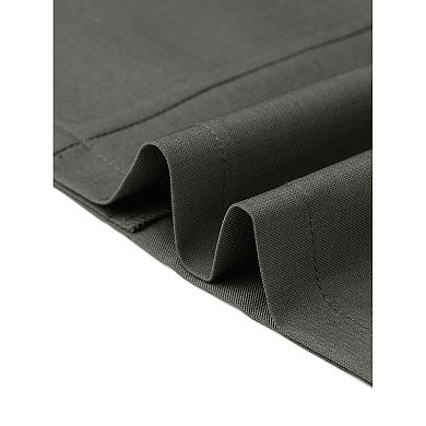Work Pencil Skirt for Women's High Waist Pockets Slip Back Office Midi Bodycon Skirts