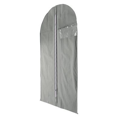 Dustproof Transparent Window Garment Bag 3 Pcs for Clothing Storage 47.24"x23.62"