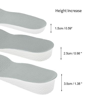 Height Increase Comfort Shoe Inserts Fit Shoe 1 Pair 0.59"