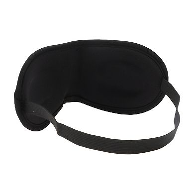 Breathable Elastic Band 3D Sleep Mask Black 3D Eye Shade Cover for Yoga 1 Pc
