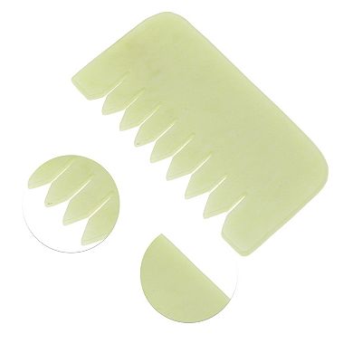 Rectangular Head Massage Comb in Light Green Color for Relaxation and Stress 1Pc