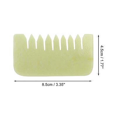 Rectangular Head Massage Comb in Light Green Color for Relaxation and Stress 1Pc