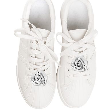 Rose Design Shoelace Charms 1 Pair