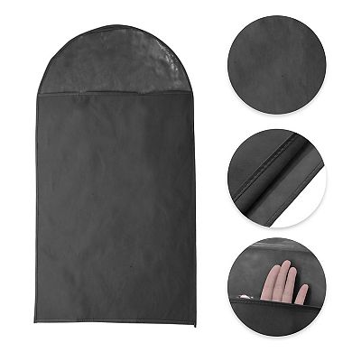 Dustproof Bottom Opening Garment Bag for Clothes Storage 3 Pcs 39.37"x23.62"