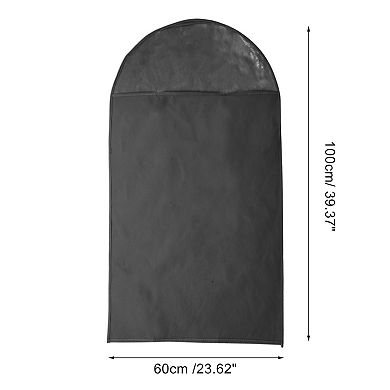 Dustproof Bottom Opening Garment Bag for Clothes Storage 3 Pcs 39.37"x23.62"