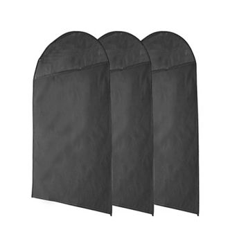 Dustproof Bottom Opening Garment Bag for Clothes Storage 3 pc 39.37"x23.62"