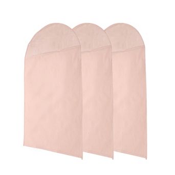 Dustproof Bottom Opening Garment Bag for Clothes Storage 3 pc 39.37"x23.62"