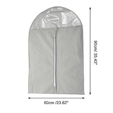 Dustproof Thickened Garment Bag 3 Pcs for Clothes Storage 35.43"x23.62"