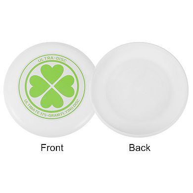 Durable Round Flying Disc 10.63 Inch Green for Outdoor Fun 1 Pc