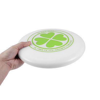 Durable Round Flying Disc 10.63 Inch Green for Outdoor Fun 1 Pc