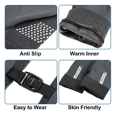 1 Pair Riding Warm Gloves Waterproof for Motorcycle Cycling