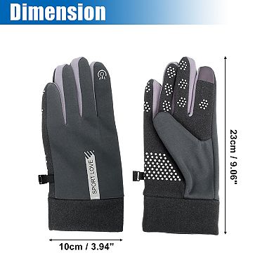 1 Pair Riding Warm Gloves Waterproof for Motorcycle Cycling
